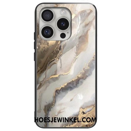 Hoesje iPhone 16 Pro Alchemistisch Marmer Gehard Glas