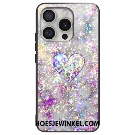 Hoesje iPhone 16 Pro Glanzend Hartgehard Glas