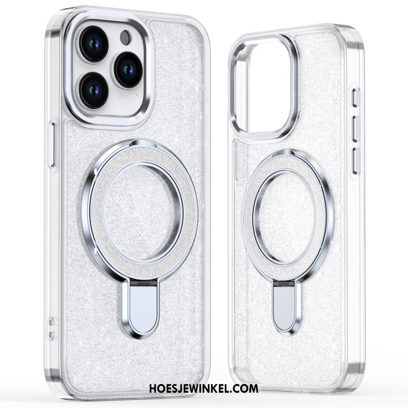 Hoesje iPhone 16 Pro Glitterontwerp Magsafe-compatibel