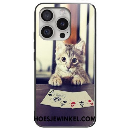 Hoesje iPhone 16 Pro Max Chatpoker Van Gehard Glas