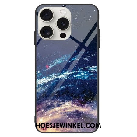 Hoesje iPhone 16 Pro Melkweg Van Gehard Glas