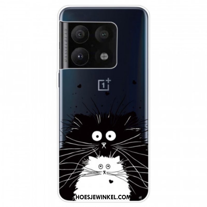 Hoesje voor OnePlus 10 Pro 5G Verbaasde Katten