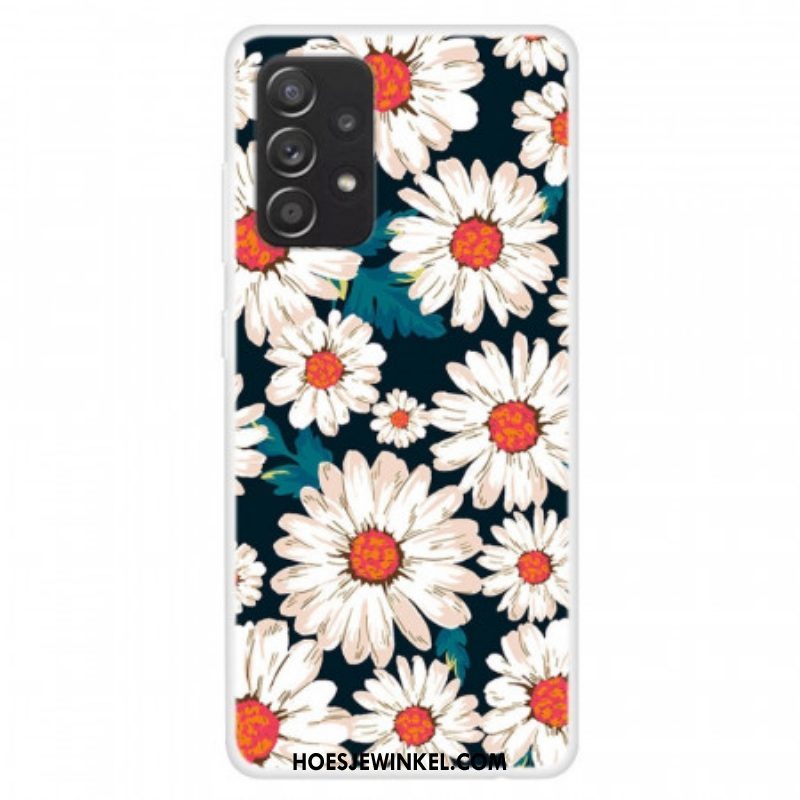 Hoesje voor Samsung Galaxy A13 Riem Rozen