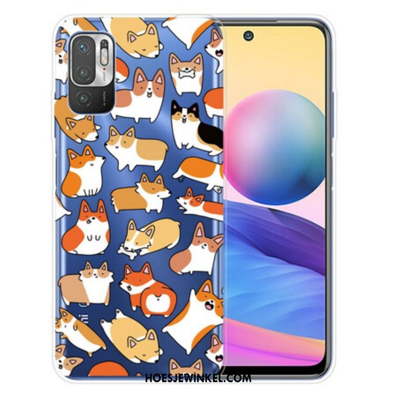 Hoesje voor Xiaomi Redmi Note 10 5G Meerdere Honden