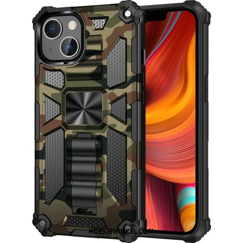 Hoesje voor iPhone 13 Mini Camouflage Verwijderbare Ondersteuning