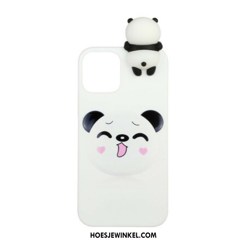 Hoesje voor iPhone 13 Mini Coole Panda 3d