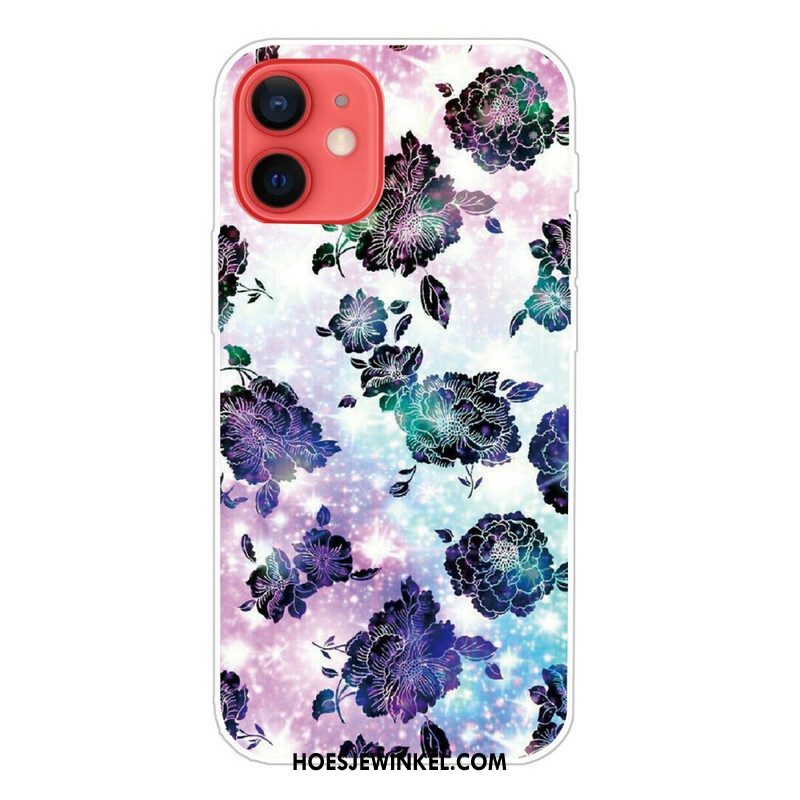 Hoesje voor iPhone 13 Mini Intense Bloemen