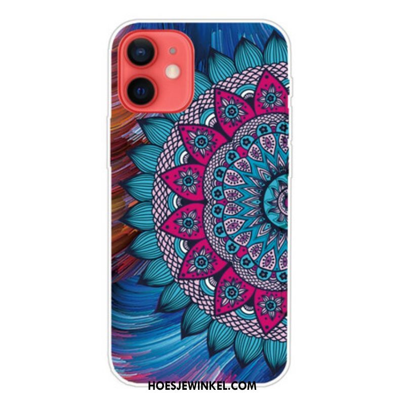 Hoesje voor iPhone 13 Mini Kleurrijke Mandala