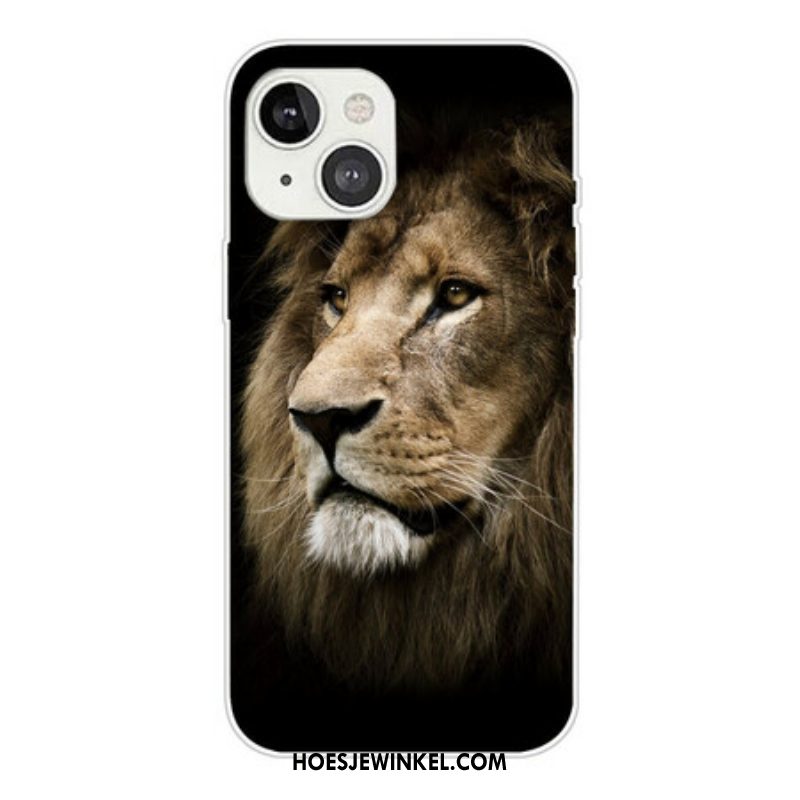 Hoesje voor iPhone 13 Mini Leeuwen Hoofd