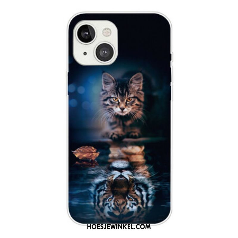 Hoesje voor iPhone 13 Mini Mijn Tijger