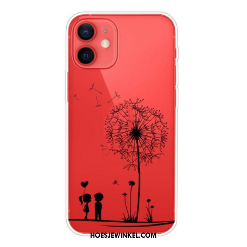 Hoesje voor iPhone 13 Mini Paardebloem Liefde