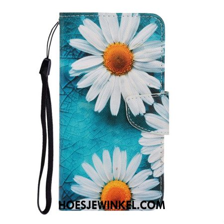 Leren Hoesje Samsung Galaxy A16 5g Chrysanten