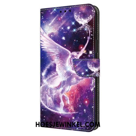 Leren Hoesje Samsung Galaxy A16 5g Kosmisch Paard Bescherming Hoesje