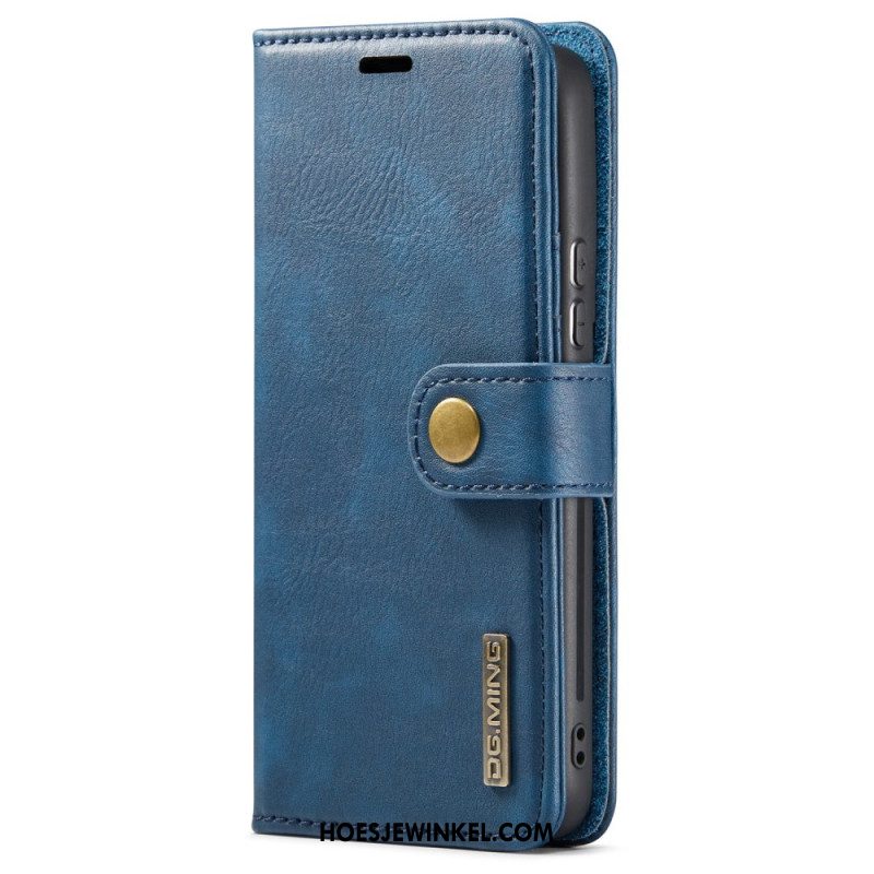 Leren Hoesje Samsung Galaxy S24 5g Afneembare Schaal Dg.ming