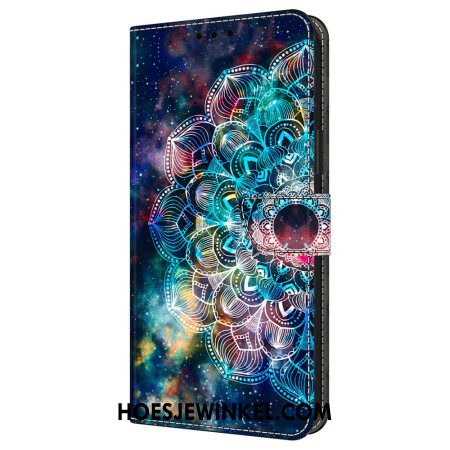 Leren Hoesje Voor Samsung Galaxy A16 5g Gyroscopisch Bloemenpatroon