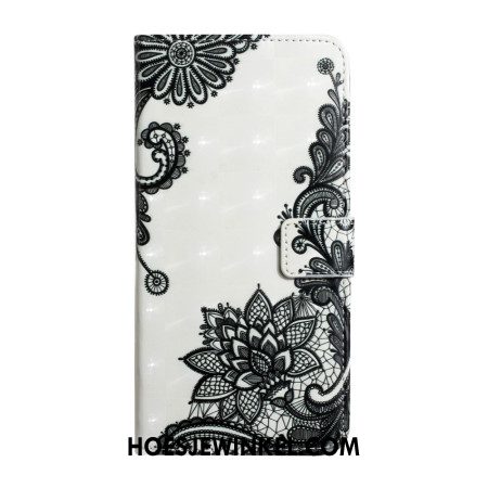 Leren Hoesje Voor Samsung Galaxy A16 5g Kant