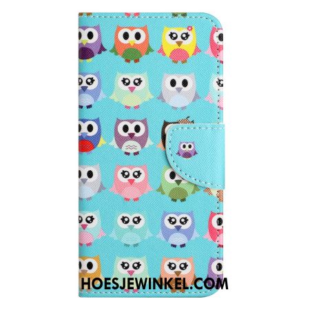 Leren Hoesje Voor Samsung Galaxy S24 5g Uilenstam