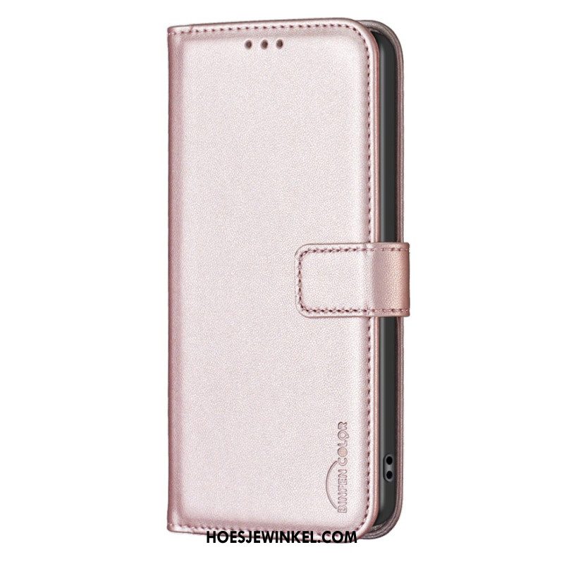 Leren Hoesje Voor iPhone 16 Pro Portemonnee-etui Met Klep