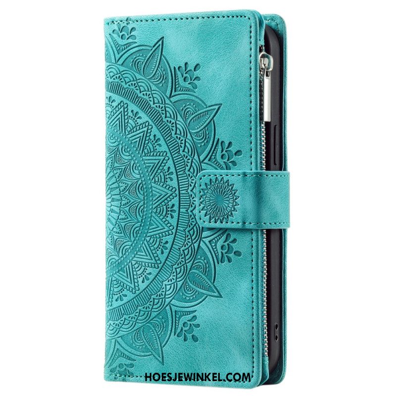 Leren Hoesje Xiaomi Redmi Note 13 5g Portemonnee Met Leren Effect En Riem