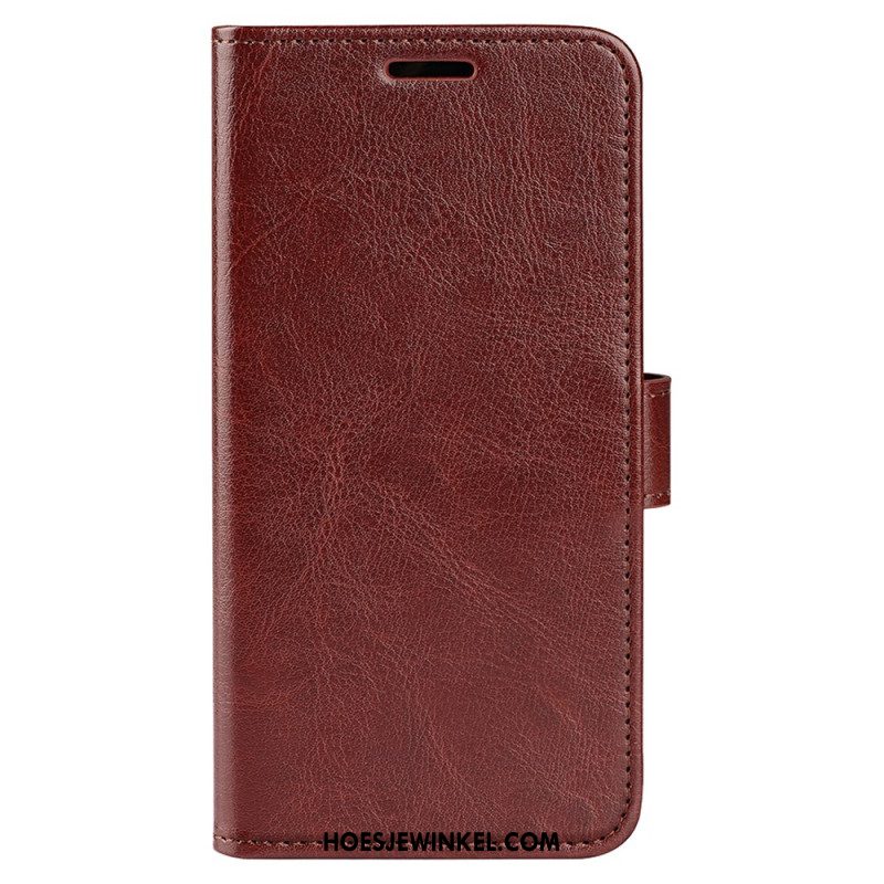 Leren Hoesje Xiaomi Redmi Note 13 Pro 4g Vintage Lederen Stijl Bescherming Hoesje