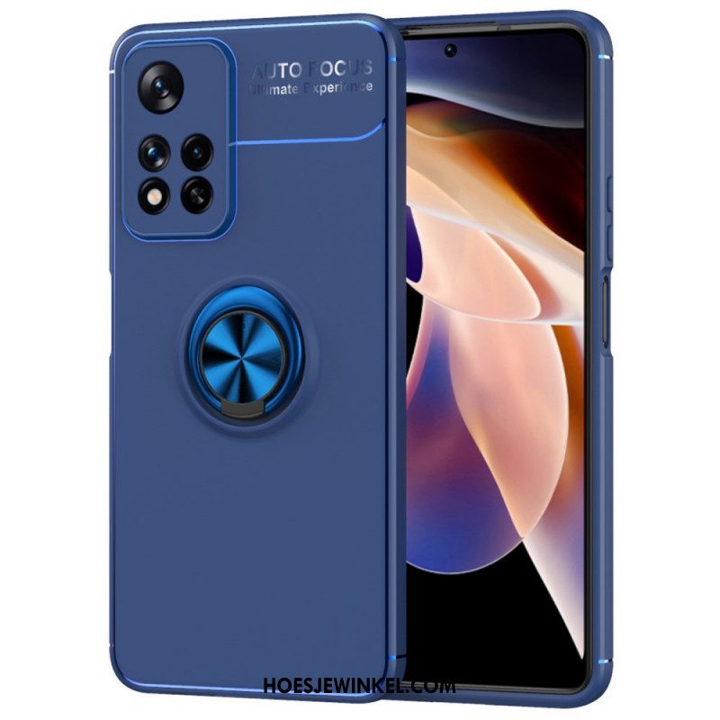 Telefoonhoesje voor Xiaomi Redmi Note 11 Pro Plus 5G Roterende Ring