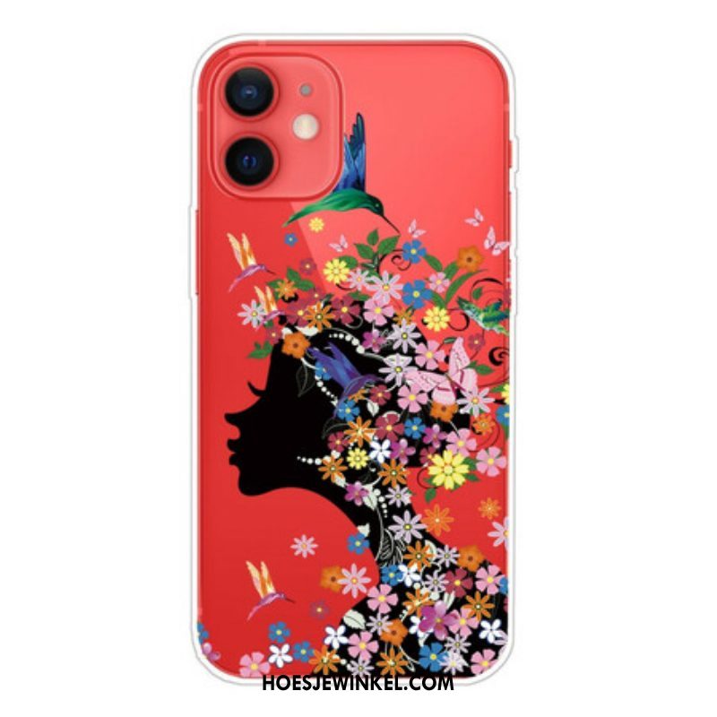 Telefoonhoesje voor iPhone 13 Mini Mooi Bloemhoofd